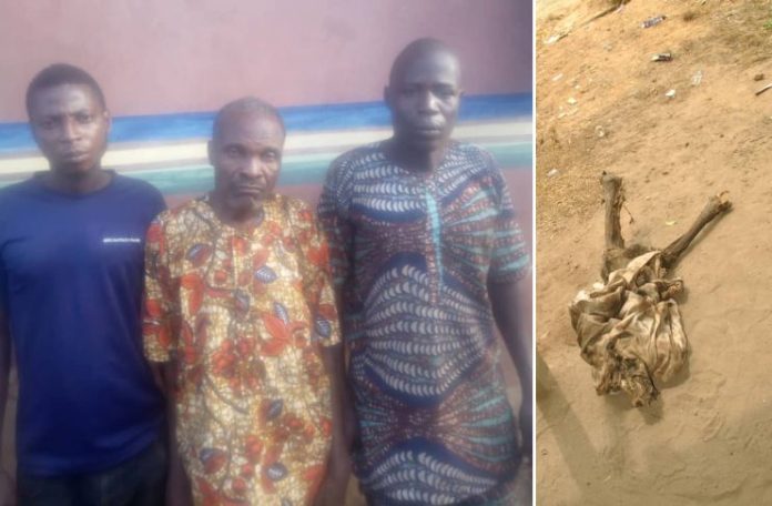 Police Arrest 3 For Exhuming Corpse For Money Ritual In Ogun Police Arrest 3 For Exhuming Corpse For Money Ritual In Ogun