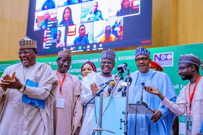 President-Buhari (3) Buhari Unveils Digital Performance Management System