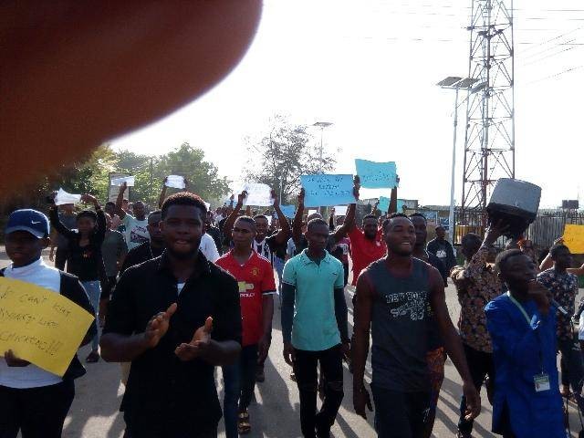 OAU protest OAU protest