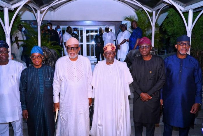 Tinubu Receives Southwest Governors At Bourdillon