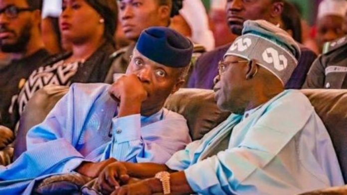 Osinbajo and Tinubu Osinbajo and Tinubu
