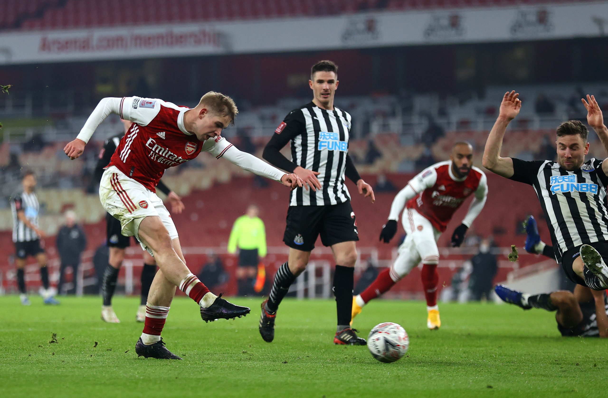 Arsenal v Newcastle United - FA Cup Third Round - THEWILL NEWS MEDIA Arsenal vs Newcastle