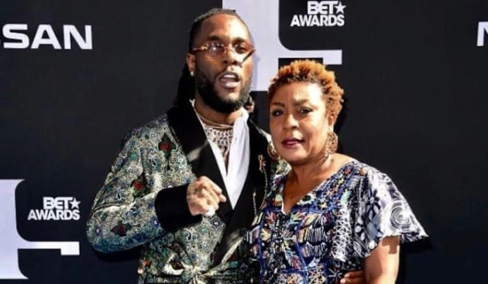 BURNA-MUM Buena Boy and his mum