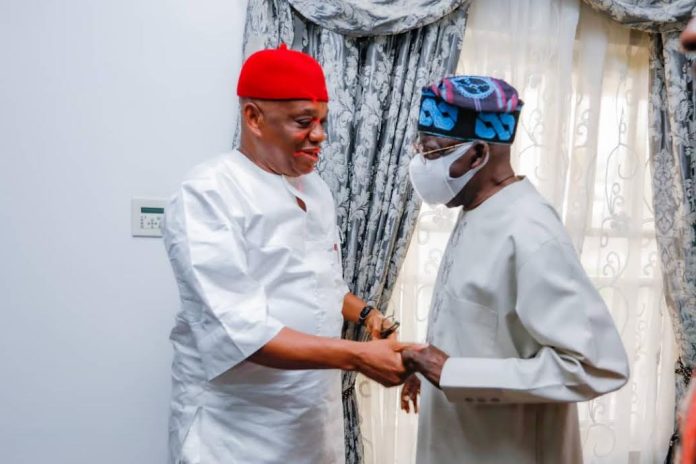 Bola Ahmed Tinubu met with Senator Orji Uzor Kalu Bola Ahmed Tinubu met with Senator Orji Uzor Kalu