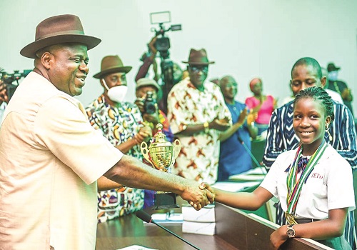 Gov. Diri abd Deborah Quickpen