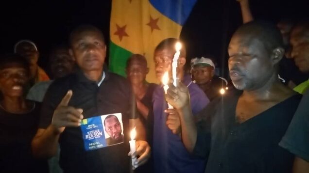 Candlelight Vigil For Saro-Wiwa Candlelight Vigil For Saro-Wiwa