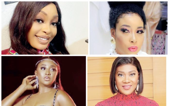 Mercy Johnson, Ini Edo, Nuella Njubigbo and Lizzy Anjorin-Lawal Mercy Johnson, Ini Edo, Nuella Njubigbo and Lizzy Anjorin-Lawal