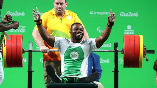 Paul-Kehinde-Nigerian-Para-powerlifter Paul Kehinde