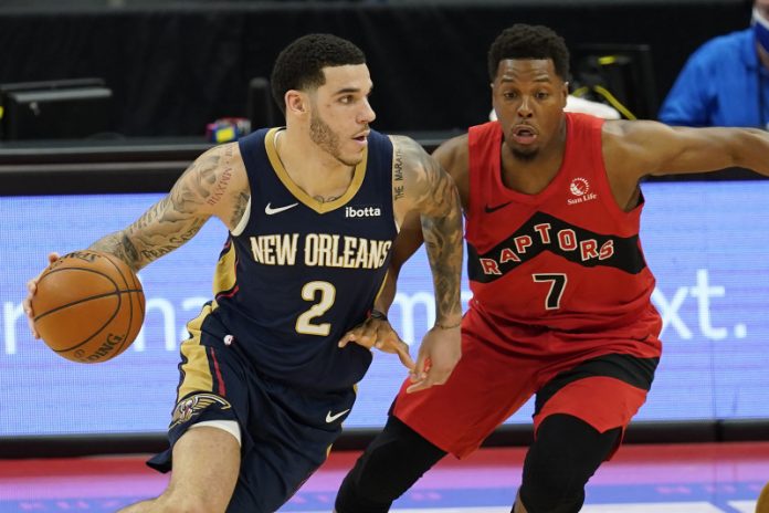 Lonzo Ball and Kyle Lowry