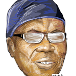 Bayo Oduneye: Man Behind National Troupe Bayo Oduneye caricature