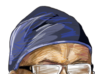Bayo Oduneye: Man Behind National Troupe Bayo Oduneye caricature