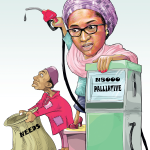 Petroleum Subsidy Removal: Shocking New Year Gift Awaits Nigerians Fuel subsidy caricature
