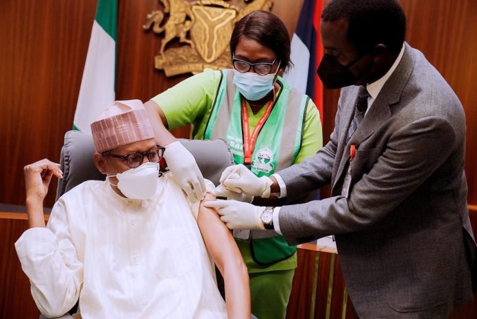 Buhari Receives Pfizer Booster Shot