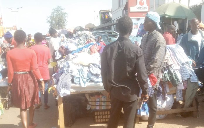 Business at Jos second-hand wares market for the Yuletide. Business at Jos second-hand wares market for the Yuletide.