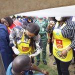 Ayade’s Wife Flags Off OBR Vaccination Dr. Linda Ayade Flagging Off the Vaccination Exercise