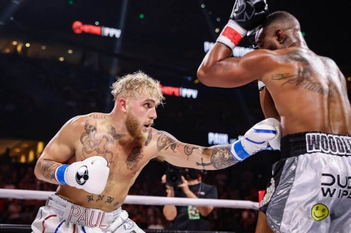 Jake Paul KOs Tyron Woodley Jake Paul KOs Tyron Woodley