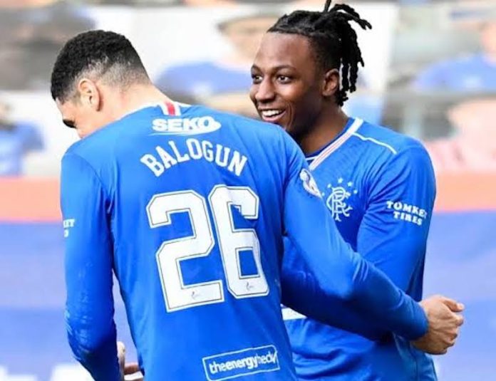 Joe Aribo and Leon Balogun Joe Aribo and Leon Balogun