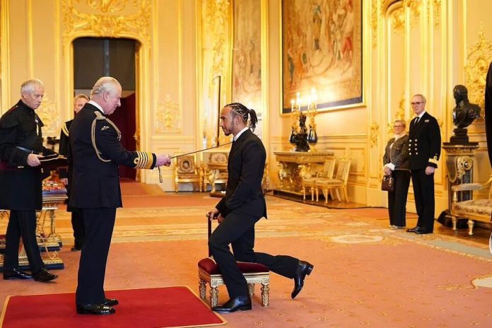 Lewis Hamilton Knighted At Windsor Castle Lewis Hamilton Knighted At Windsor Castle