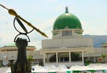 Panic At National Assembly As Fire Erupts In Senate Wing National Assembly