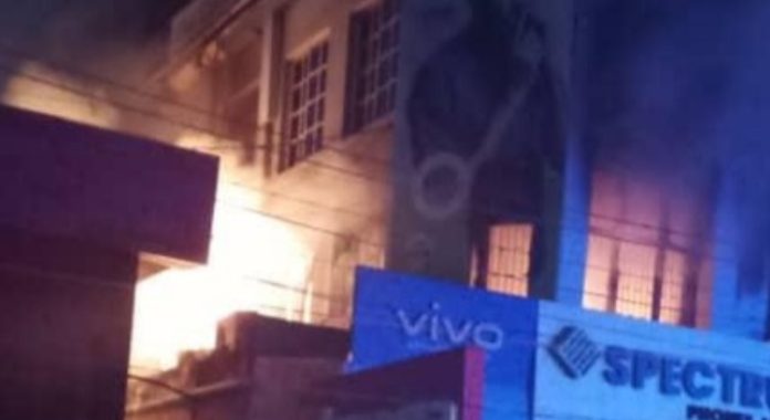 Fire scene
