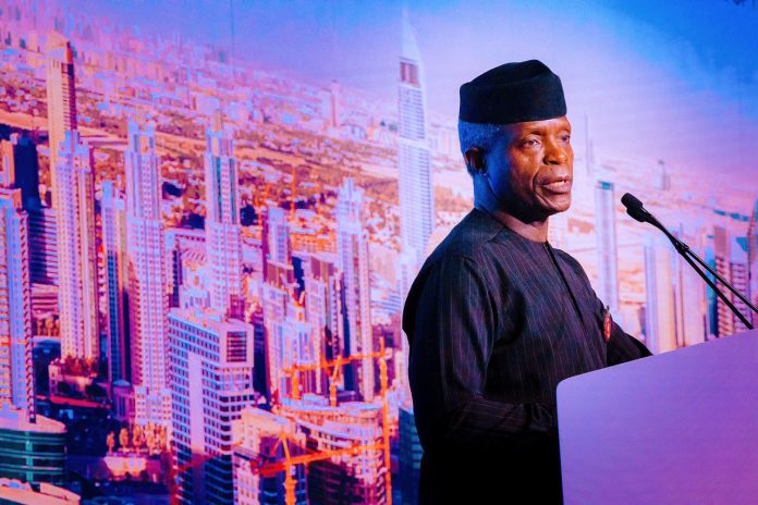 Vice President Yemi Osinbajo SAN delivers keynote remarks at the 2021 Liquified Petroleum Gas Week in Dubai, UAE. 7th Dec, 2021. Photos; Tolani Alli Vice President Yemi Osinbajo SAN delivers keynote remarks at the 2021 Liquified Petroleum Gas Week in Dubai, UAE. 7th Dec, 2021. Photos; Tolani Alli