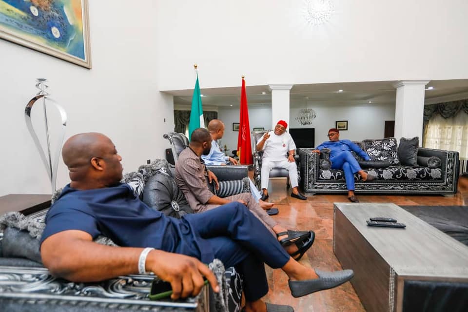 PDP National Leaders and Orji Kalu