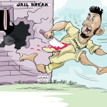 Jailbreak Horror! Jail Break Caricature