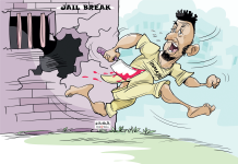 Jailbreak Horror! Jail Break Caricature