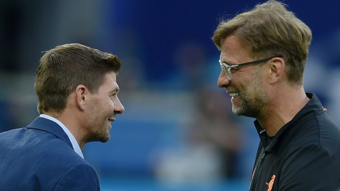 Steven Gerrard & Jurgen Klopp