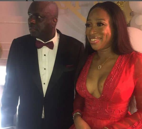 James Onanefe Ibori and his wife Senami Sosu James Onanefe Ibori and his wife Senami Sosu