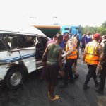 4 Die, 12 Injured On Lagos-Ibadan Expressway Accident scene