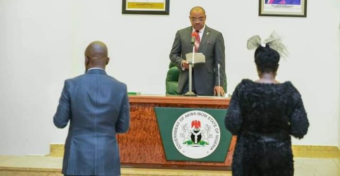 Emmanuel Swears In New Judges In A’Ibom Emmanuel Swears In New Judges In A’Ibom
