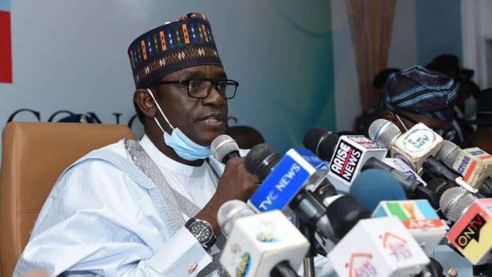 Mai-Mala-Buni Hon, Mai Mala Buni, the Executive Governor of Yobe State and Chairman, APC Caretaker Extraordinary Convention Planning Committee.