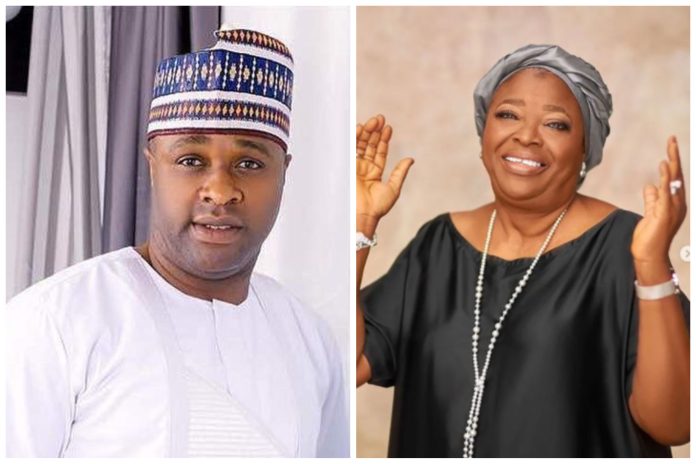 Femi Adebayo and mum, Risikat Ejide Salami,