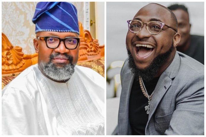 Davido & his cousin, Bamidele Adeleke