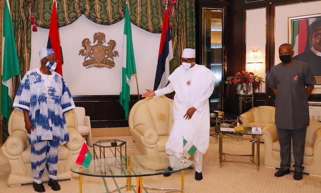 President Muhammadu Buhari has bid the Ambassador of Burkina Faso to Nigeria, Piabie Firmin Gregoire N’do President Muhammadu Buhari has bid the Ambassador of Burkina Faso to Nigeria, Piabie Firmin Gregoire N’do