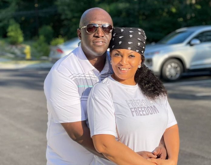 Popular gospel artiste, Sammie Okposo and wife Popular gospel artiste, Sammie Okposo and wife