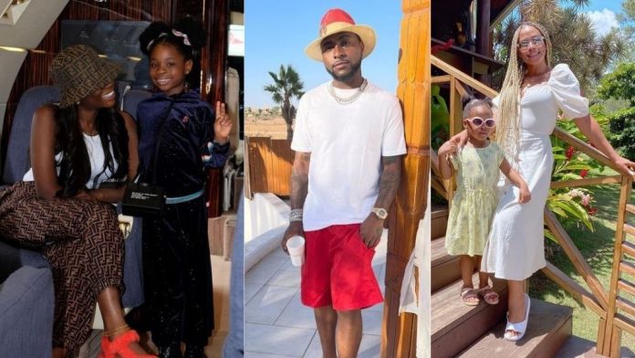 Davido and his Babymama's
