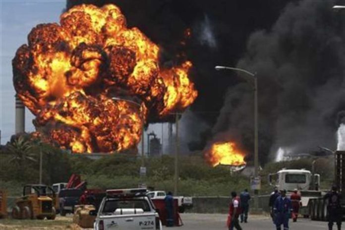 Fire Incident At Port Harcourt Refining Company 