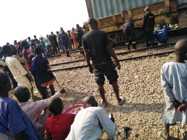 Cargo Train Derails In Minna Cargo Train Derails In Minna