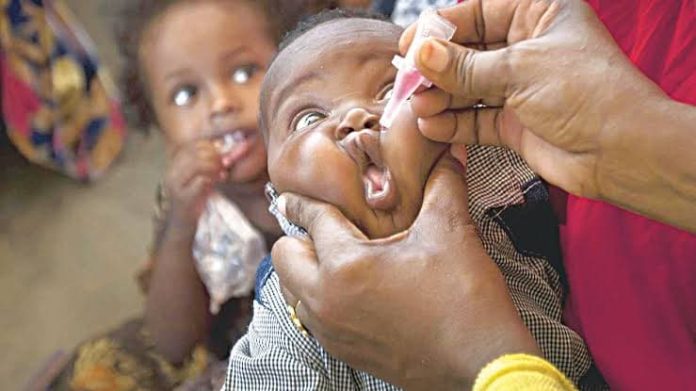 Child taking Polio Vaccine