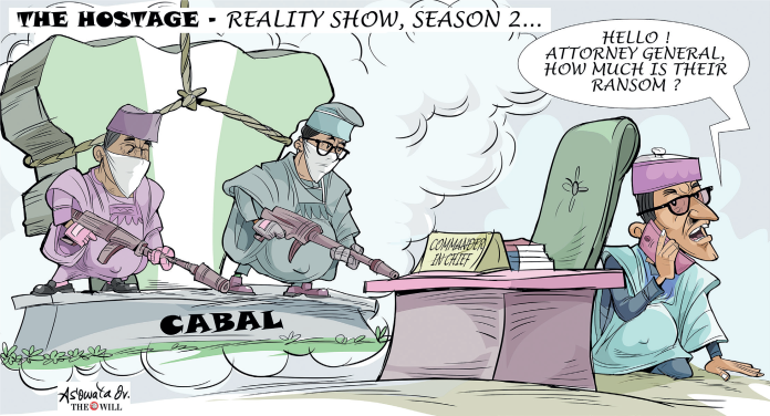 Insecurity caricature