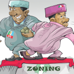 2023 Presidential Ticket: Zoning Tears APC, PDP Apart APC/PDP Caricature