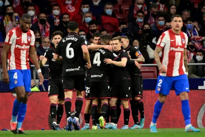 Atletico Lose 1-0 To Levante Atletico Lose 1-0 To Levante