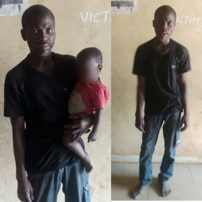 Man Arrested For Stealing One-Year-Old Girl In Ogun Man Arrested For Stealing One-Year-Old Girl In Ogun