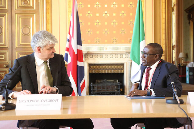 NSA-NIGERIA-AND-UK Nigeria-UK Security and Defence Partnership Dialogue