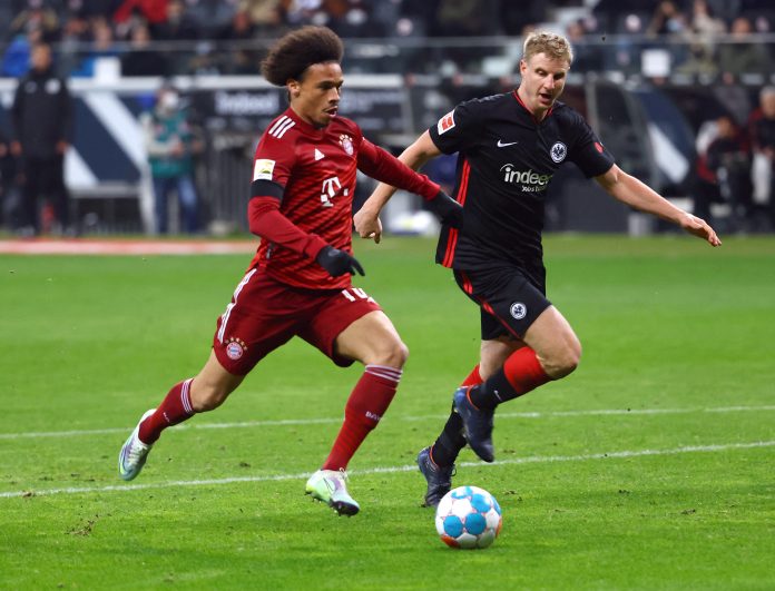 Bundesliga - Eintracht Frankfurt v Bayern Munich Leroy Sane