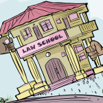 Who Owns The School? Law school caricature