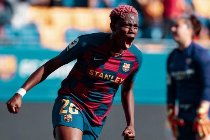 Oshoala-Barcelona