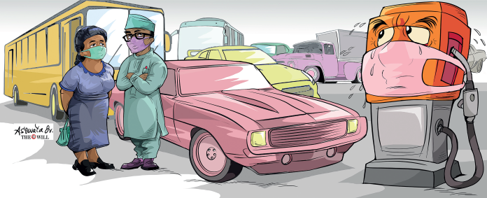 Fuel scarcity Caricature